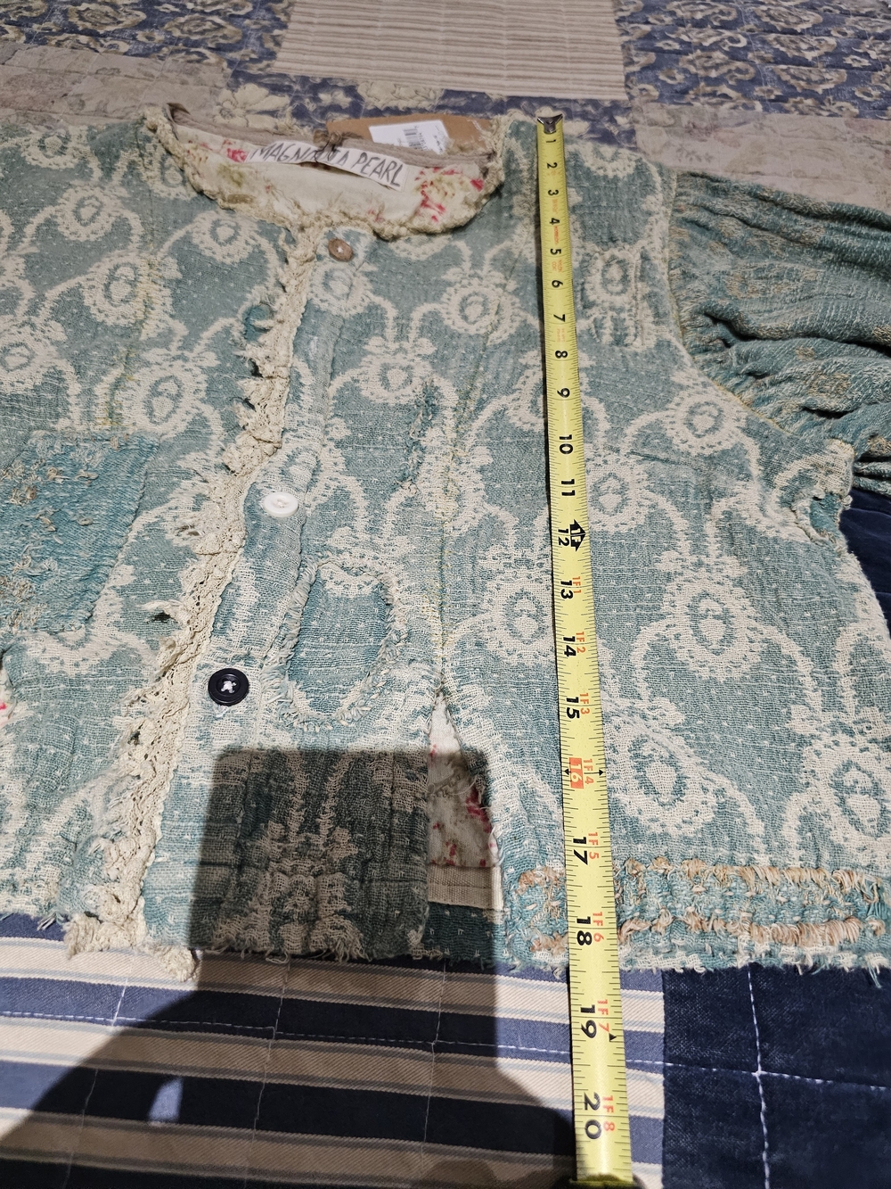 Magnolia Pearl "RAFA" Reversible Crop Jacket, NWT - Picture 10 of 11